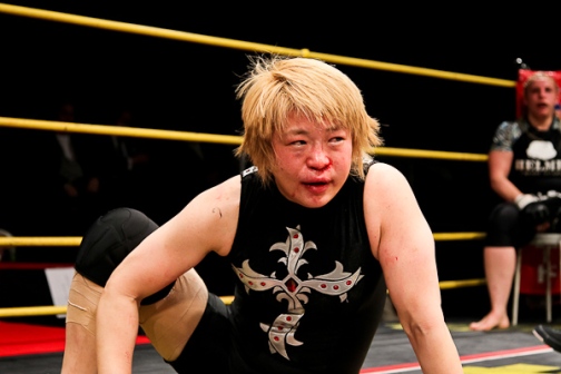 Yumiko Hotta foi derrotada em seu ultimo combate no Deep Impact . Foto: Taro Irei / sherdog